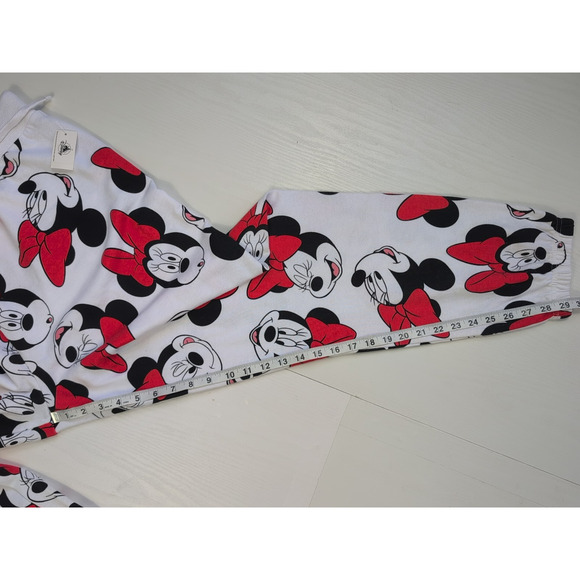 Disney Joggers Womens XL Minnie Mouse All Over Print Lightweight Pants NWT - Picture 11 of 13